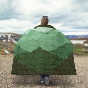 Below Zero Hands Free Weatherproof Outdoor Wearable Blanket